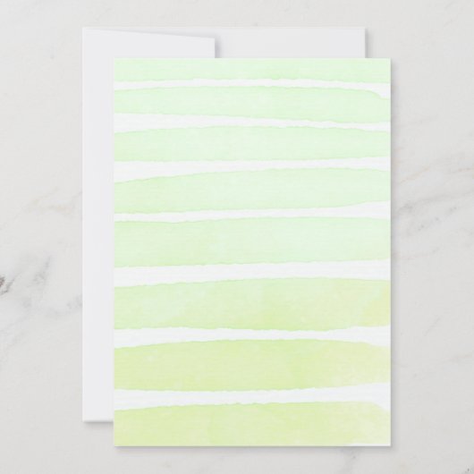 Tropical Luau Birthday Invitation Kaart (Achterkant)