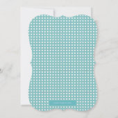 Tropical Luau Birthday Invitation Kaart (Achterkant)