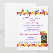 Tropical Luau Kaart (Voorkant / Achterkant)