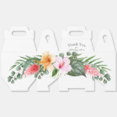 Tropical Luau Party Kleurrijke Waterverf Bloemen Bedankdoosjes (Ongevouwen)