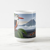 Tropical Majesty: Bird in Bloom Mug Koffiemok (Center)