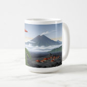 Tropical Majesty: Bird in Bloom Mug Koffiemok (Voorkant rechts)