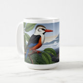 Tropical Majesty: Bird in Bloom Mug Koffiemok (Voorkant links)