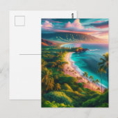 Tropical Maui Island Paradise Briefkaart (Voorkant / Achterkant)