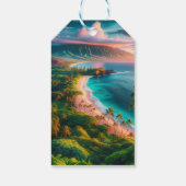 Tropical Maui Island Paradise Cadeaulabel (Achterkant)