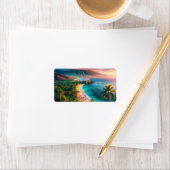 Tropical Maui Island Paradise Etiket (Insitu)