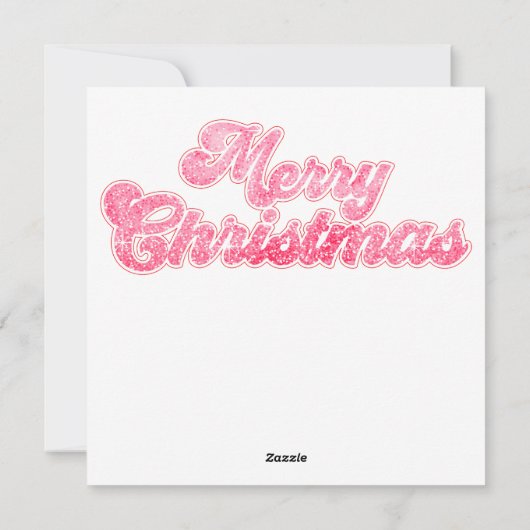 Tropical Merry Christmas Kaart (Achterkant)