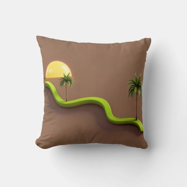 Tropical Modern Decorative Throw Pillow Kussen (Voorkant)