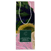 Tropical Modernism Boeket Tas Wijn Cadeautas (Achterkant)