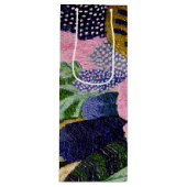 Tropical Modernism Boeket Tas Wijn Cadeautas (Voorkant)