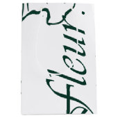 Tropical Modernism Bouquet Bag (Monochrome) Medium Cadeauzakje (Voorkant)