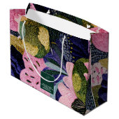 Tropical Modernism-cadeautas (Horizontale editie) Groot Cadeauzakje (Achterkant Gekanteld)