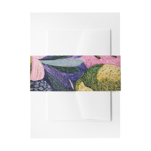 Tropical Modernism Stationery Band Uitnodigingen Wikkel (Voorkant Voorbeeld)