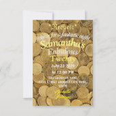 Tropical Money Verjaardag Uitnodiging (Voorkant)