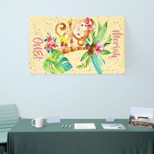 Tropical Monkee Birthday Spandoek (Beurs)