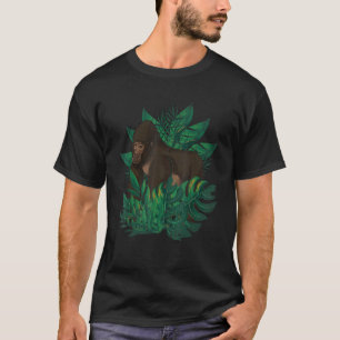 Tropical Monkey Gorilla Ape Animal Gorilla T-shirt