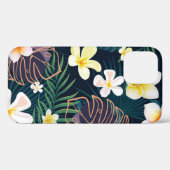 Tropical monstera bladeren plumeria bloblobloblobl Case-Mate iPhone case (Achterkant (horizontaal))