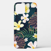 Tropical monstera bladeren plumeria bloblobloblobl Case-Mate iPhone case (Achterkant)