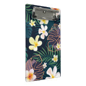 Tropical monstera bladeren plumeria bloblobloblobl mini klembord (Schuin)