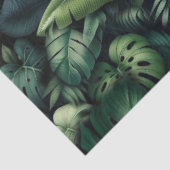Tropical Monstera Botanical Green Jungle  Tissuepapier (Detail)