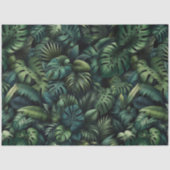 Tropical Monstera Botanical Green Jungle  Tissuepapier (Voorkant)