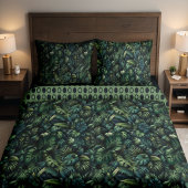 Tropical Monstera Jungle Botanical Reversible Kussensloop