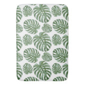 Tropical Monstera Leaf Bath MAT (Voorkant Verticaal)