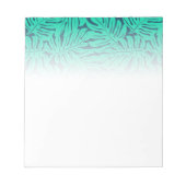 Tropical monstera leaf notitieblok (Voorkant)