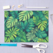Tropical Monstera Leaves Jungle Pattern Tissuepapier (Craft)