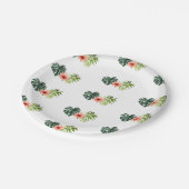 Tropical Monstera Palm Bridal Shower Papieren Bordje (Gekanteld)