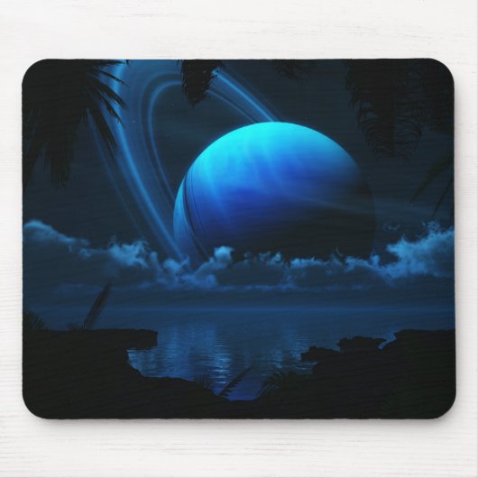 Tropical Moon Mousepad Muismat (Voorkant)