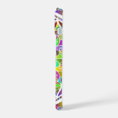 Tropical Mosaic – Blue & Gold Macaw Mandala iPhone 15 Case (Linkerkant)