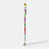 Tropical Mosaic – Blue & Gold Macaw Mandala iPhone 15 Case (Rechterkant)