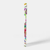 Tropical Mosaic – Blue & Gold Macaw Mandala iPhone Hoesje (Rechterkant)