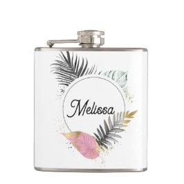 Tropical Name Flask Heupfles