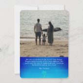 Tropical Nieuw Adres Heldere 2-foto Bewegende Kaar (Achterkant)