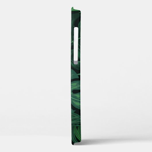 Tropical Night Green: Exotisch Plant Case-Mate iPhone Case (Achterkant / Links)