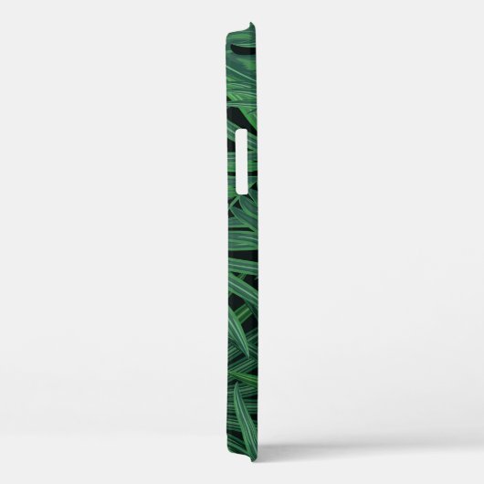 Tropical Night Green: Exotisch Plant Case-Mate iPhone Case (Achterkant / Rechts)