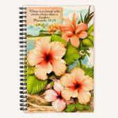 Tropical Notebook Proverbs 18:24 Notitieboek (Voorkant)