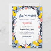 Tropical Notes Virtueel verjaardagsfeestje Kaart (Voorkant)