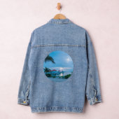 Tropical Oasis Denim Jacket: Palmbomen & Resort Denim Jacket (Hangar)