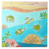 Tropical Ocean Badkamer Tegeltje (Voorkant)