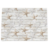 Tropical Ocean Beach Starfish bruiloft Groot Cadeauzakje (Voorkant)