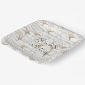 Tropical Ocean Beach Starfish bruiloft Papieren Bordje (Gebogen)