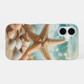 Tropical Ocean Beach Zeesterren schelpen iPhone 16 Hoesje (Achterkant horizontaal)