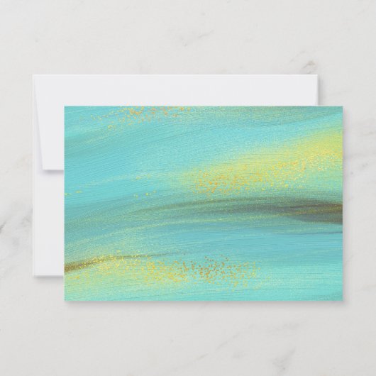 Tropical Ocean Breeze bloemengoud RSVP (Achterkant)