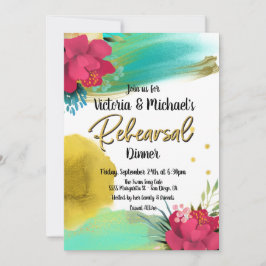 Tropical Ocean Breeze repetitie diner uitnodiging