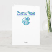 Tropical Ocean Happy Jubileum Gepersonaliseerd Kaart (Achterkant)