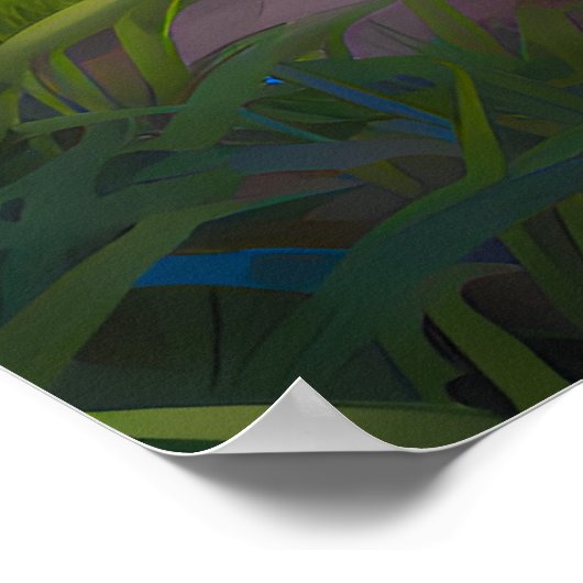 Tropical Ocean Island Sandy Beach Shore  Poster (Hoek)