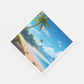 Tropical Ocean Island Sandy Beach Shore Servet (Hoek)